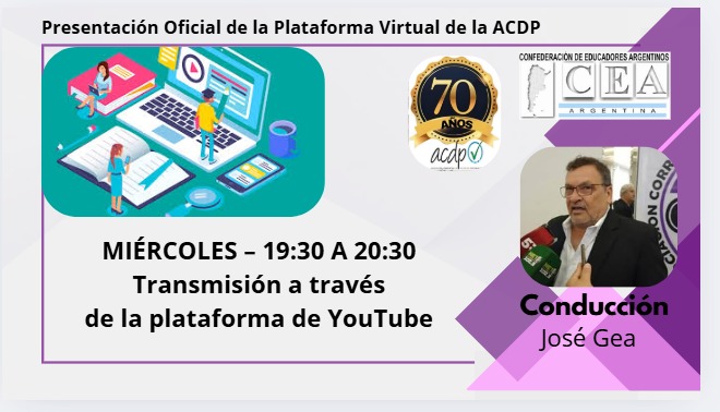 Presentación Oficial de la Plataforma Virtual de la ACDP